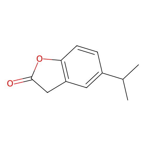 5-propan-2-yl-3H-1-benzofuran-2-one structure