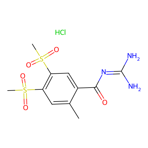 Rimeporide Hydrochloride structure