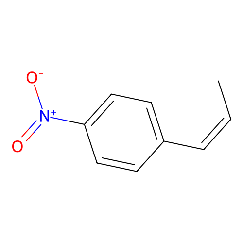Benzene,1-nitro-4-(1Z)-1-propen-1-yl- structure