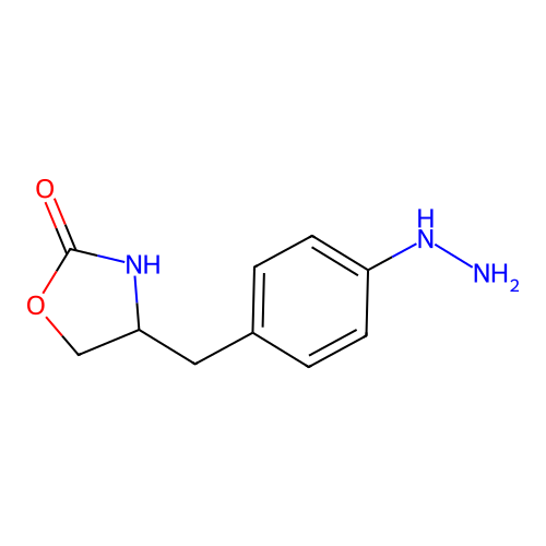 4-(4-Hydrazinobenzyl)-2-oxazolidinone structure