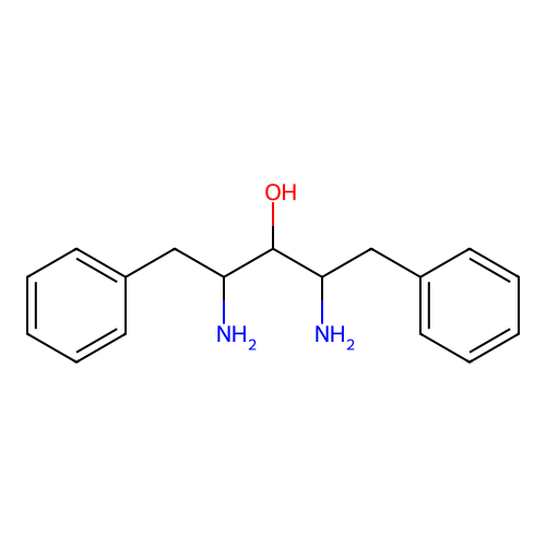 2,4-Diamino-1,5-diphenylpentan-3-ol structure