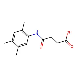 4-Oxo-4-[(2,4,5-trimethylphenyl)amino]butanoic acid structure