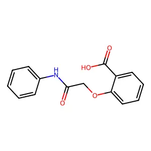 2-(2-苯氨基-2-氧代乙氧基)苯甲酸 structure
