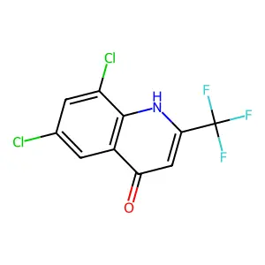 6,8-Dichloro-2-(trifluoromethyl)quinolin-4-ol structure