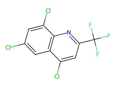4,5,7-Trichloro-2-(trifluoromethyl)quinoline structure