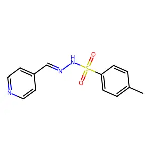 4-methyl-N-(pyridin-4-ylmethylideneamino)benzenesulfonamide structure