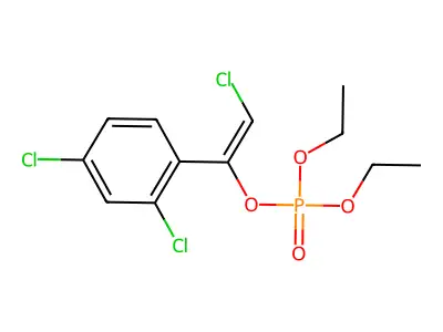 cis-Chlorfenvinphos structure