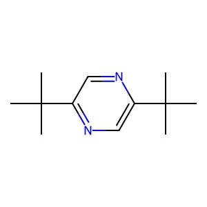 2,5-bis(1,1-Dimethylethyl)-pyrazine structure