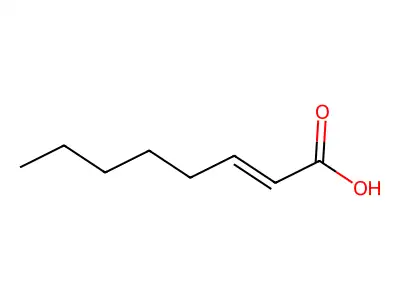 2-辛烯酸 structure