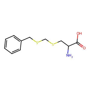 2-Amino-3-(benzylsulfanylmethylsulfanyl)propanoic acid structure