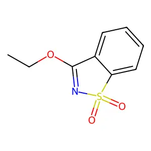 3-Ethoxy-1H-1lambda~6~,2-benzothiazole-1,1-dione structure