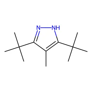3,5-Di-t-butyl-4-methylpyrazole structure