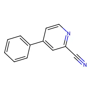 4-苯基-2-吡啶甲腈 structure