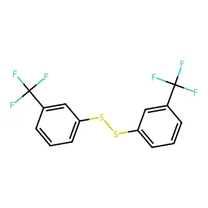 双(3-三氟甲基苯基)二硫化物 structure