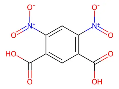 4,6-Dinitrobenzene-1,3-dicarboxylic acid structure