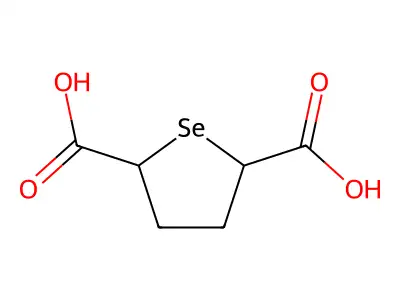 2,5-Anhydro-3,4-dideoxy-2-selenohexaric acid structure
