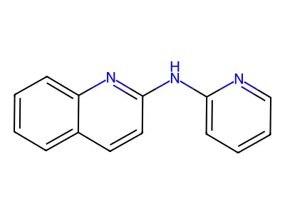 2-Pyridyl-2-quinolylamine structure