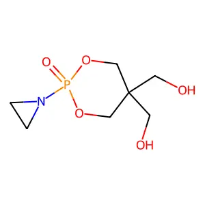 1-Aziridinyl phosphonic acid cyclic diester with pentaerithritol structure