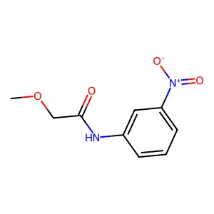 2-甲氧基-N-(3-硝基苯基)乙酰胺 structure