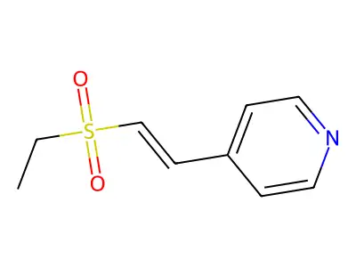4-(2-Ethylsulfonylethenyl)pyridine structure