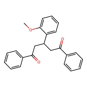 3-(2-Methoxyphenyl)-1,5-diphenylpentane-1,5-dione structure