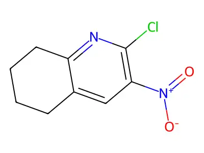 2-Chloro-3-nitro-5,6,7,8-tetrahydroquinoline structure