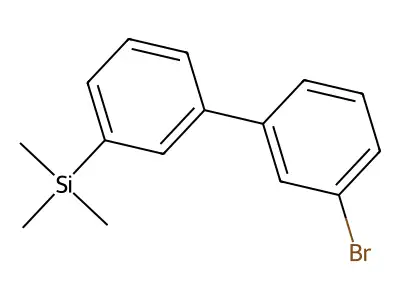 3-Bromo-3'-(trimethylsilyl)biphenyl structure