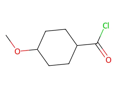 4-methoxycyclohexane-1-carbonyl Chloride structure
