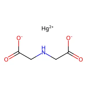 Mercury(II), iminodiacetato- structure