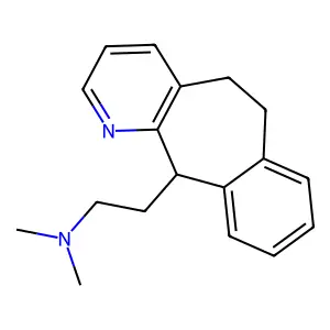 5-(2'-Dimethylaminoethyl)-4-aza-10,11-dihydro-5H-dibenzo(a,d)cycloheptene structure