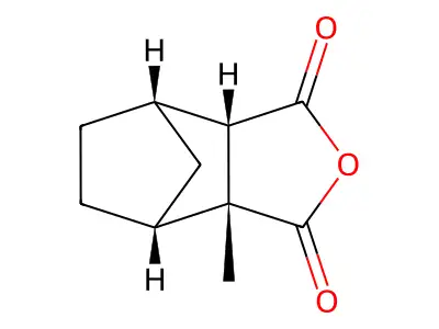 (2R,6S)-2-methyl-4-oxatricyclo[5.2.1.02,6]decane-3,5-dione structure