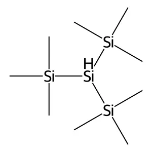 Tris(trimethylsilyl)silane structure