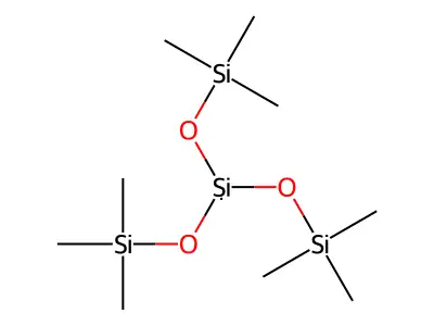 Tris-(trimethylsiloxy)silane structure