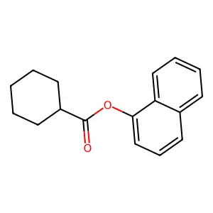 1-Naphthyl cyclohexanecarboxylate structure