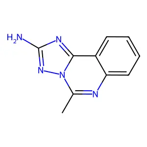 5-Methyl-[1,2,4]triazolo[1,5-c]quinazolin-2-ylamine structure