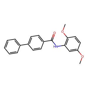 N-(2,5-二甲氧基苯基)-4-联苯甲酰胺 structure