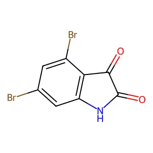 4,6-Dibromoisatin structure