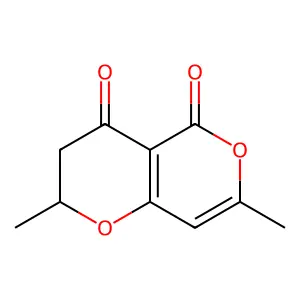 4H,5H-Pyrano(4,3-b)pyran-4,5-dione, 2,3-dihydro-2,7-dimethyl- structure
