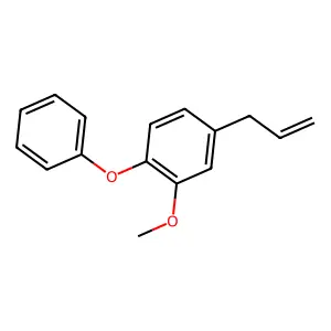 2-Methoxy-1-phenoxy-4-(2-propen-1-yl)benzene structure