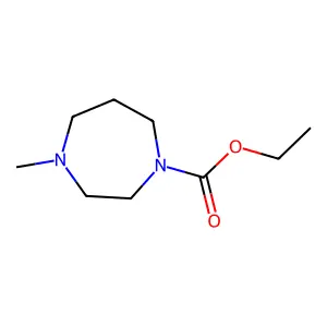 Ethyl 4-methyl-1,4-diazepane-1-carboxylate structure