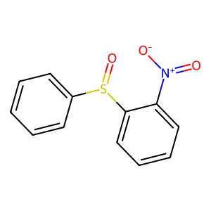 Benzene, 1-nitro-2-(phenylsulfinyl)- structure