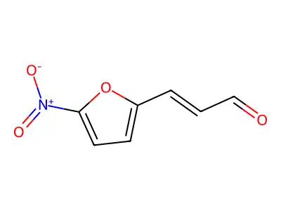 5-Nitrofuryl-2-acrolein structure