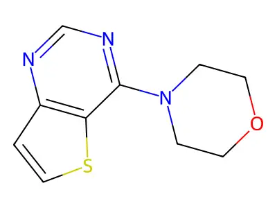 4-Morpholin-4-yl-thieno[3,2-d]pyrimidine structure