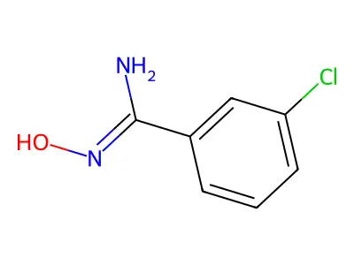 3-Chlorobenzamidoxime structure