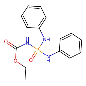 N-二苯胺基磷酰基氨基甲酸乙酯 structure
