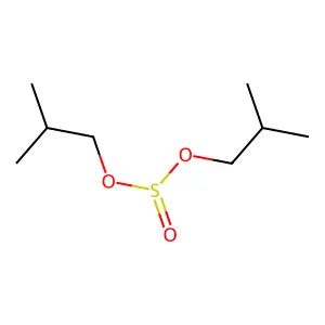 Sulfurous acid, bis(2-methylpropyl) ester structure