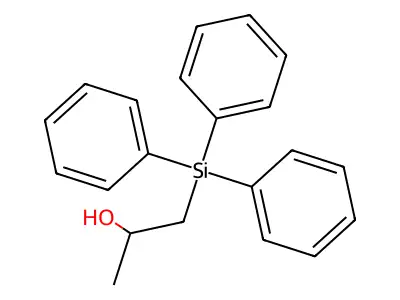 1-(Triphenylsilyl)propan-2-ol structure