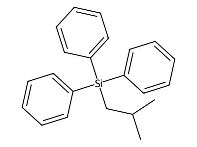 Isobutyltriphenylsilane structure