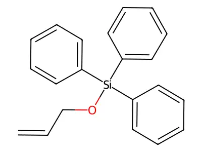 (Allyloxy)triphenylsilane structure