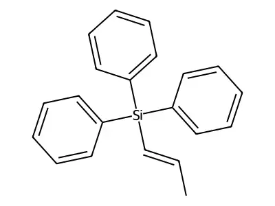 1-Triphenylsilylpropene structure